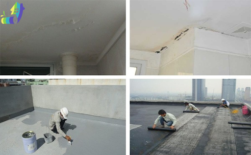 Thi công chống thấm cho trần nhà phải đảm bảo đúng quy trình, đúng quy trình.